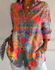 Helvano | Bedruckte Bluse für Damen