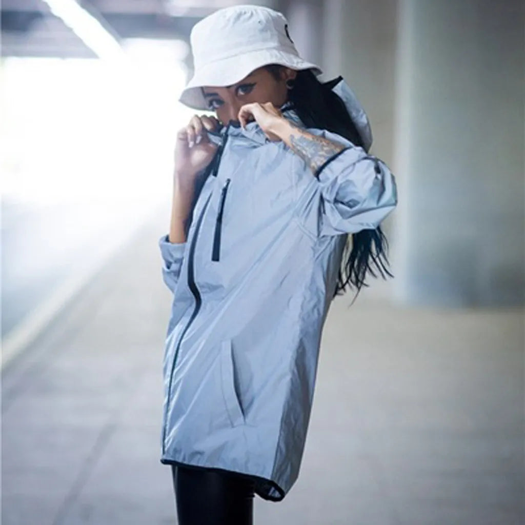 Helvano | Reflektierende Jacke für Damen in Grau