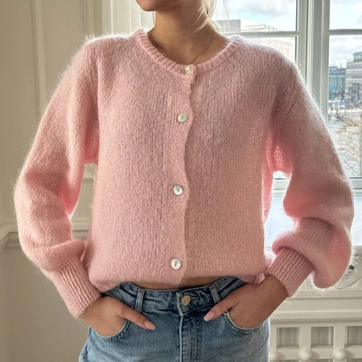 Helvano | Langarm Strickcardigan für Damen