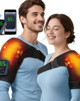 Helvano | Elektrisches Massagegerät mit Wärme für Schulter, Ellenbogen & Knie