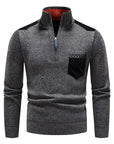Helvano | Fleece-Pullover mit Zip für Herren
