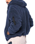Helvano | Herren Fleecejacke mit Kapuze