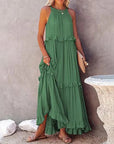 Helvano | Maxikleid mit Volants für Damen