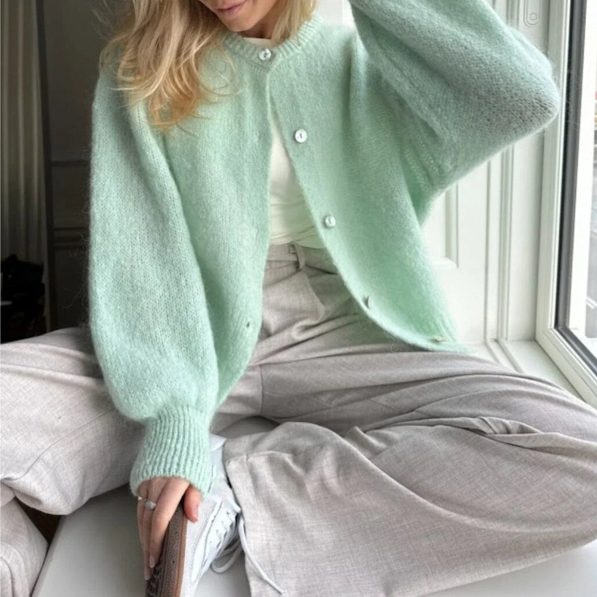Helvano | Langarm Strickcardigan für Damen