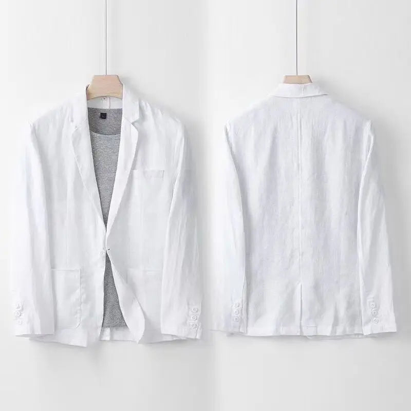 Helvano | Herren Leinen-Set mit Hemd und Hose