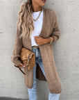 Helvano | Lange Strickjacke für Damen