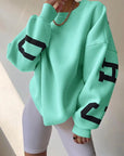 Helvano | Damen Kapuzenpullover mit Rundhals