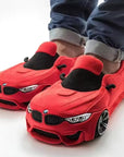 Helvano | Damen Hausschuhe mit Auto-Design & rutschfester Sohle