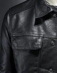 Helvano | Herren Bikerjacke aus Kunstleder
