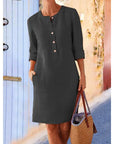 Helvano | Vintage Tunika-Kleid für Damen