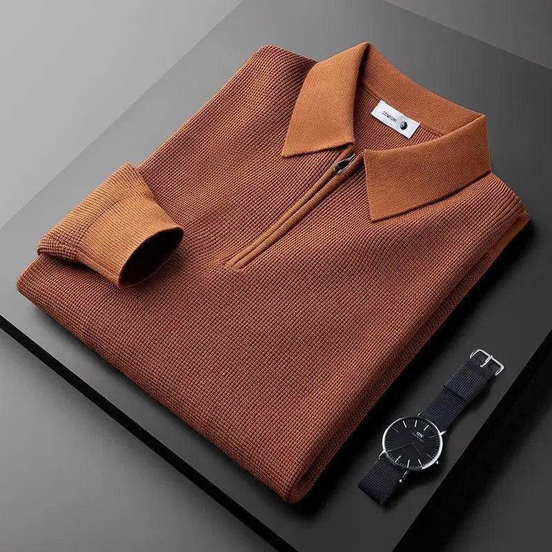 Helvano | Waffelstrick-Pullover für Herren