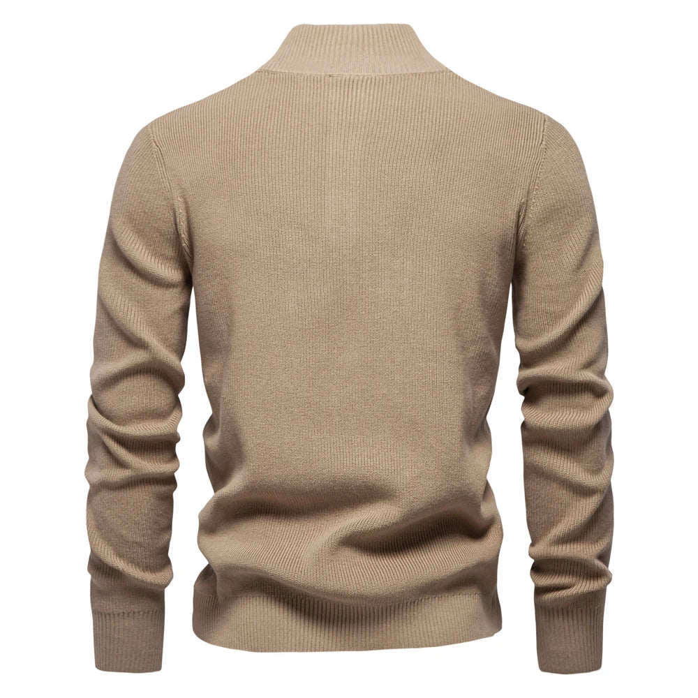 Helvano | Herren-Strickpullover mit Knopfdetail
