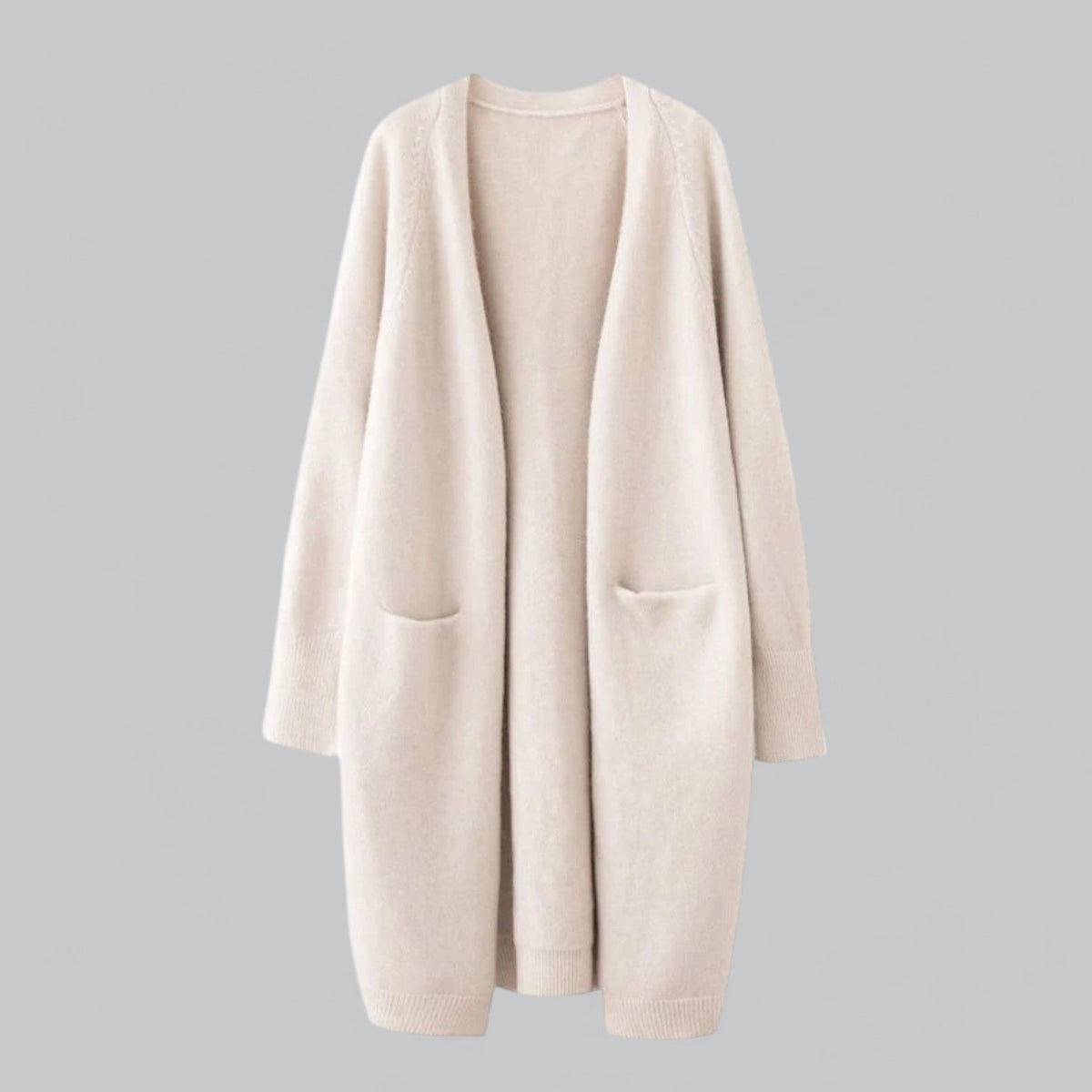 Helvano | Lange Strickjacke für Damen