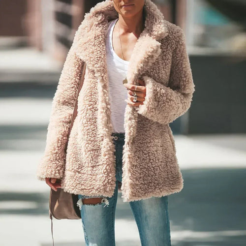 Helvano | Warmer Fleece-Mantel für Damen