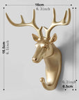 Helvano | Tier-Wandhaken aus Resin für Deko & Ordnung