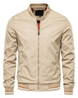 Helvano | Herren Jacke mit Reissverschluss und Kontrast