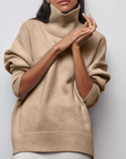 Helvano | Damen Rollkragenpullover aus Strick
