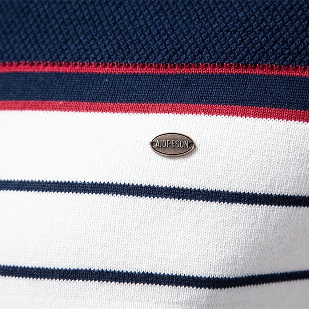 Helvano | Gestreifter Strickpullover für Herren