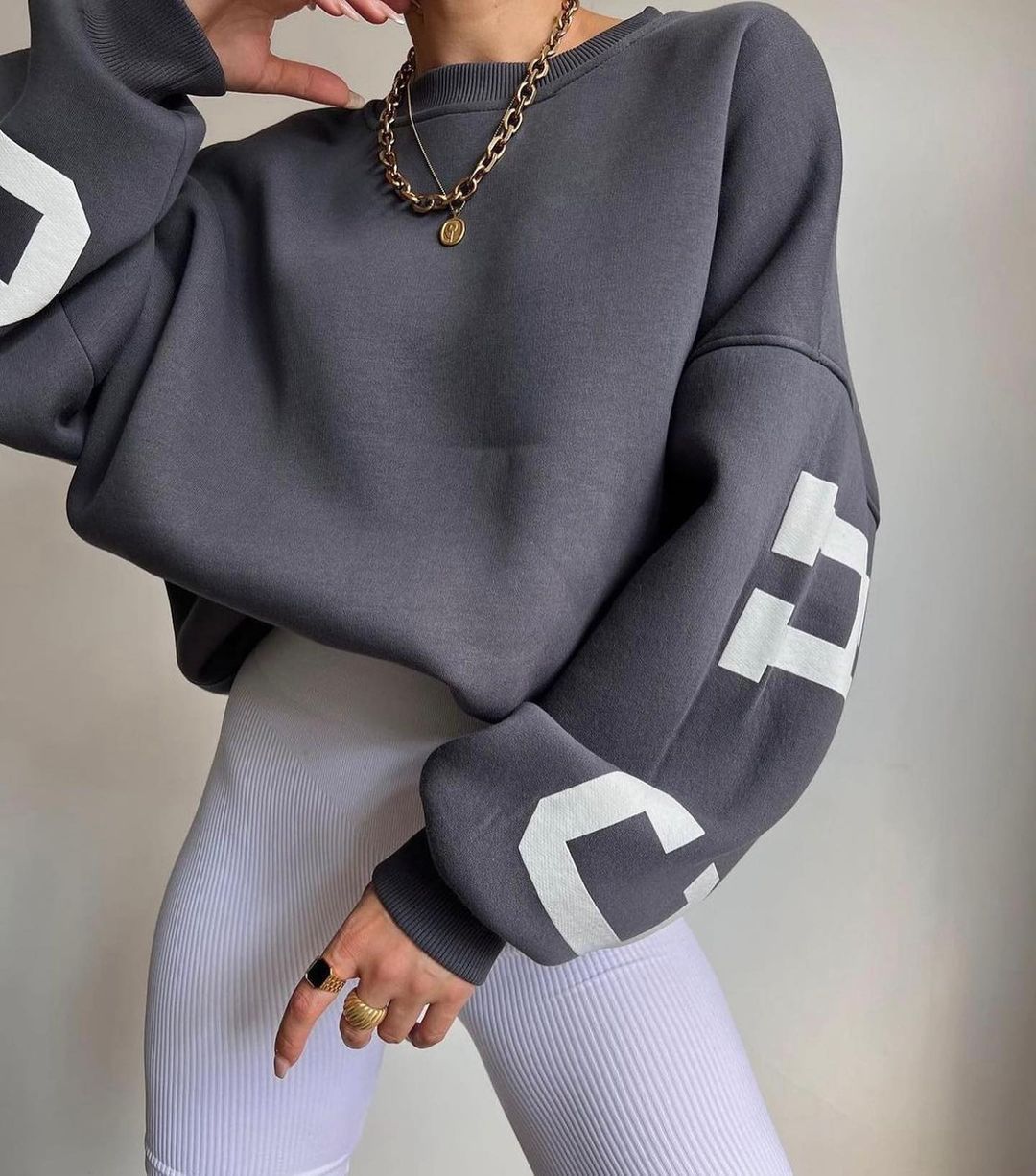 Helvano | Damen Kapuzenpullover mit Rundhals
