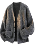Helvano | Lockere Strickjacke mit V-Ausschnitt für Damen