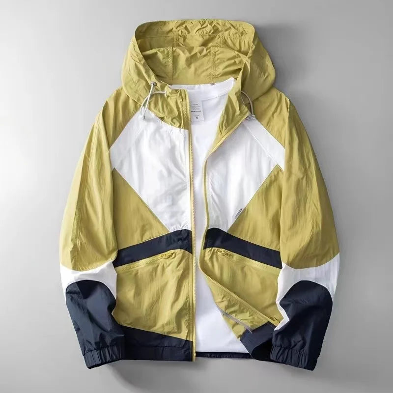 Helvano | Herrenjacke in Gelb und Blau