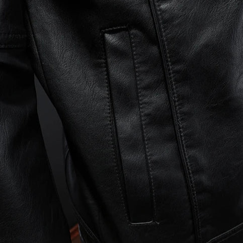 Helvano | Herren Bikerjacke aus Kunstleder