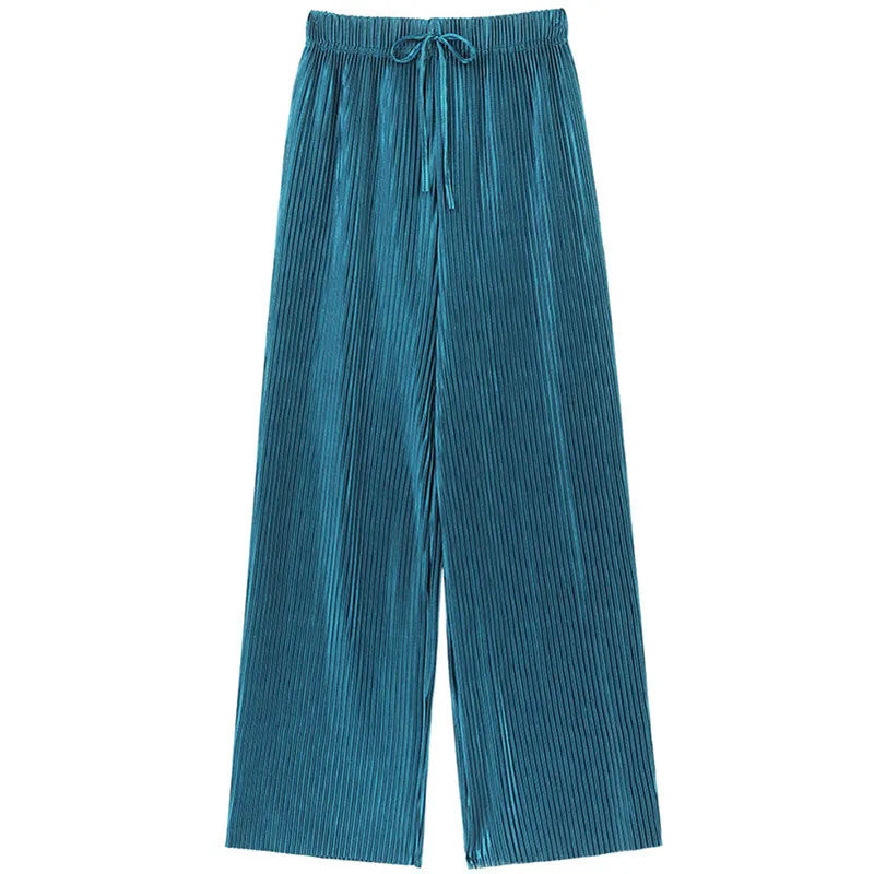 Helvano | Weite Plisseehose für Damen