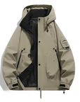 Helvano | Damen Windbreaker mit Kapuze und Stehkragen