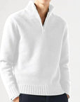 Helvano | Rollkragenpullover aus Wolle mit Zip für Herren