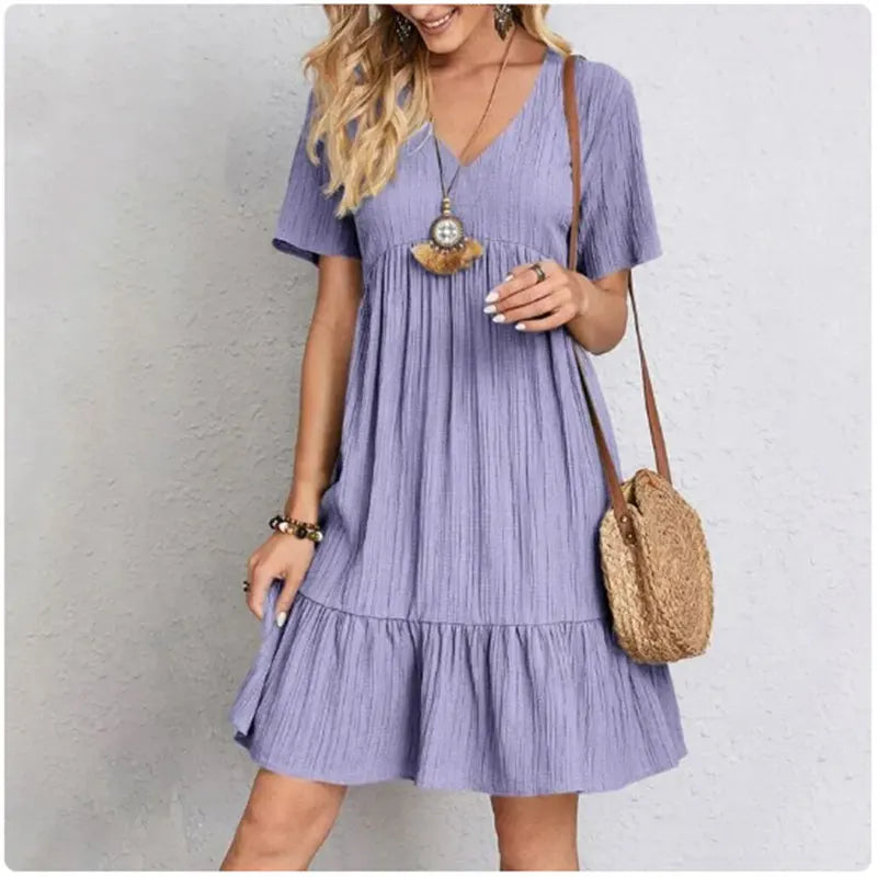 Helvano | Kurzarm-Sommerkleid für Damen