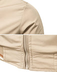 Helvano | Herren Jacke mit Reissverschluss und Kontrast