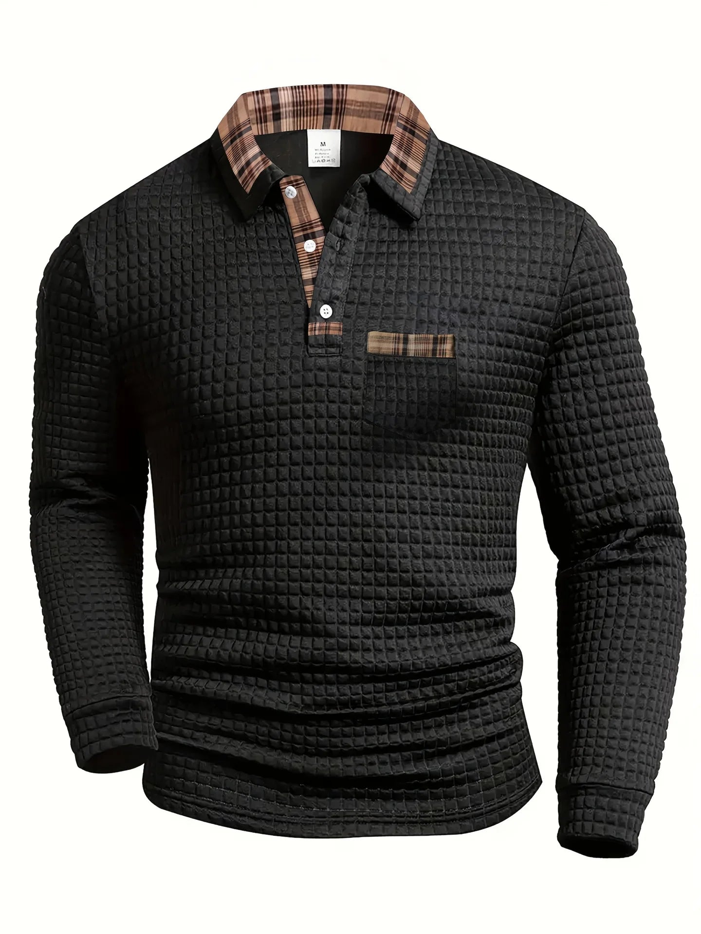 Helvano | Kariertes Poloshirt für Herren