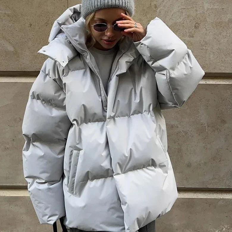 Helvano | Einfarbige Winterjacke für Damen