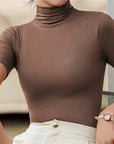 Helvano | Ultradünner nahtloser Rollkragenpullover für Damen