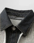 Helvano | Jeansjacke mit Strick für Herren