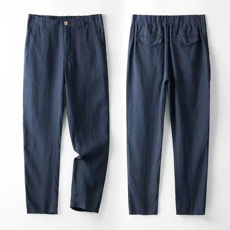 Helvano | Herren Leinen-Set mit Hemd und Hose