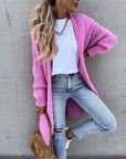 Helvano | Lange Strickjacke für Damen