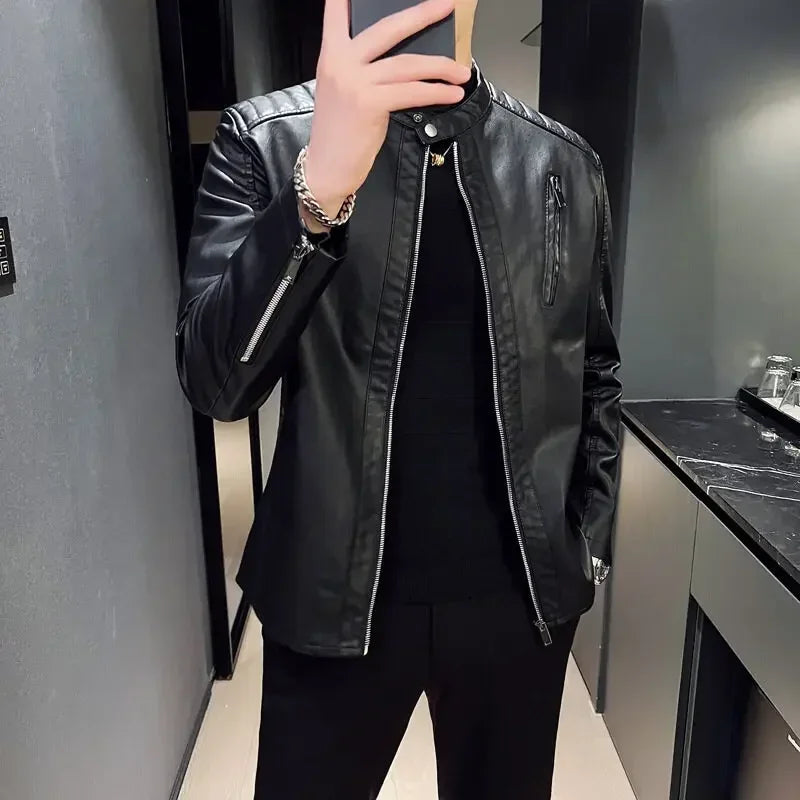 Helvano | Elegante Herren-Lederjacke
