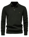 Helvano | Herren-Strickpullover mit Knopfdetail