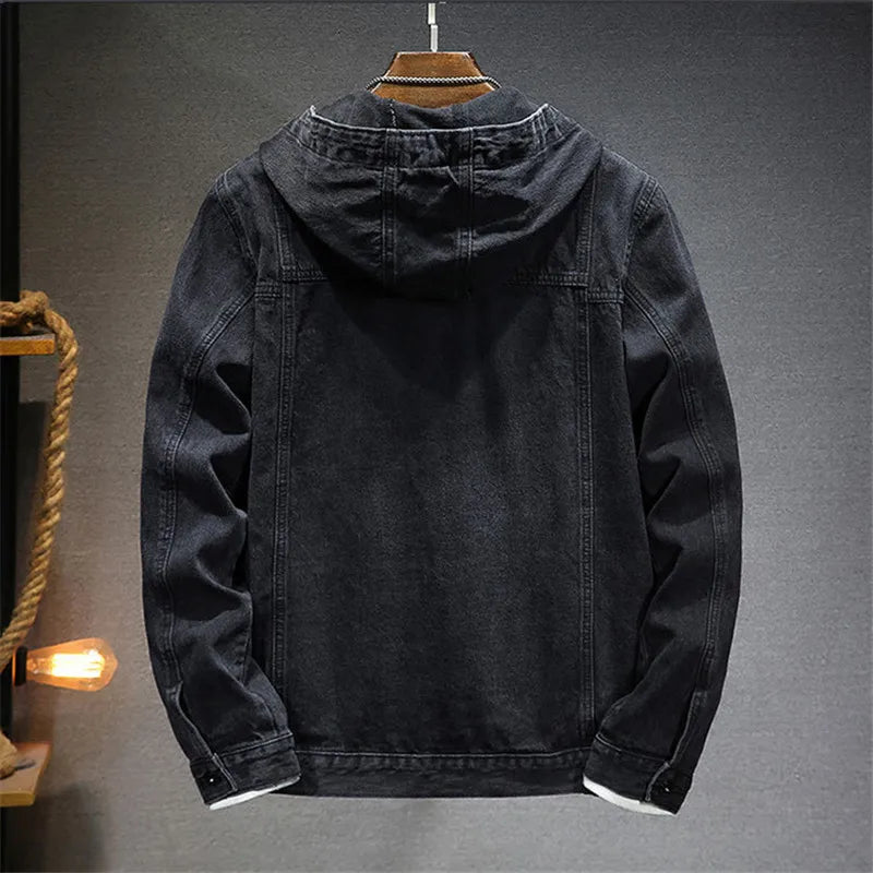 Helvano | Denim-Sweatshirt im Retro-Look für Herren