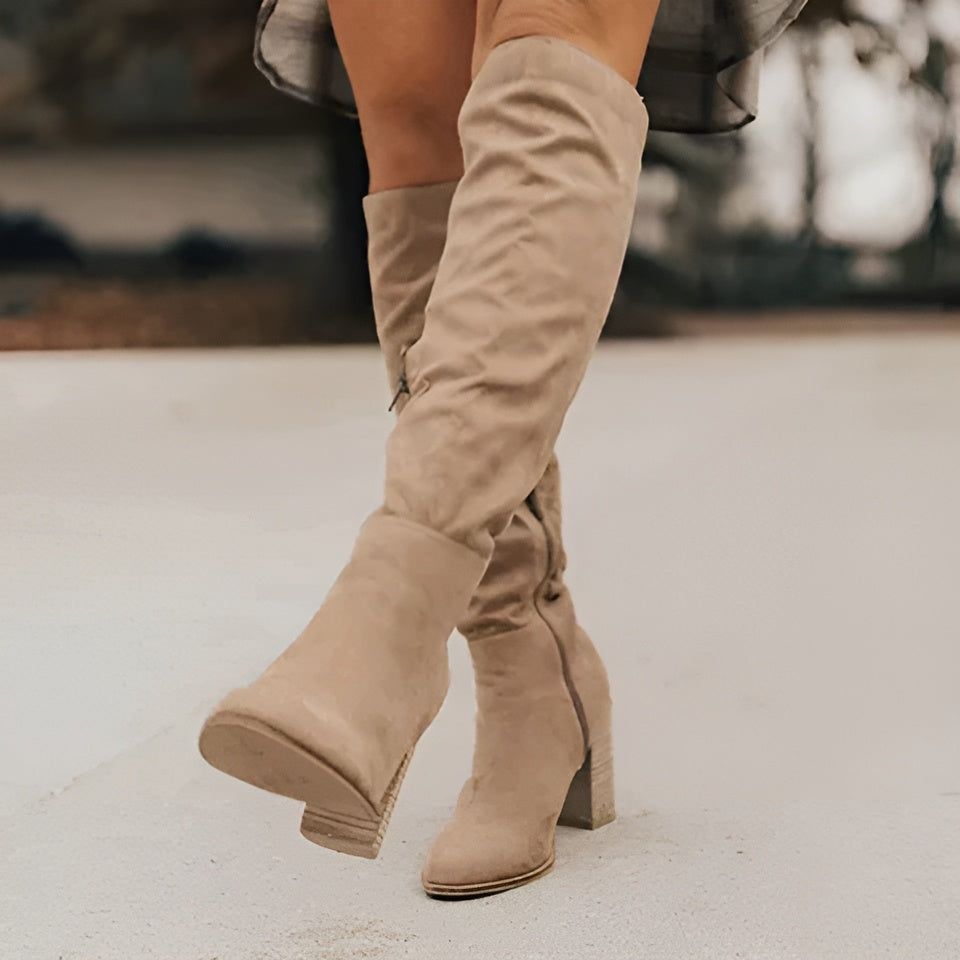 Soviska | Damen Stiefelette mit kleinem Absatz