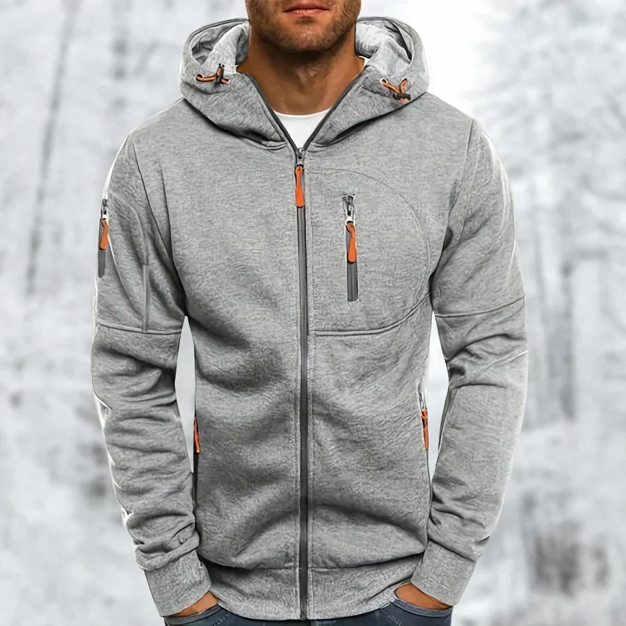 Helvano | Herren-Kapuzenjacke mit Teddyfutter