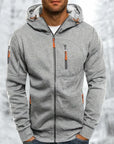 Helvano | Herren-Kapuzenjacke mit Teddyfutter