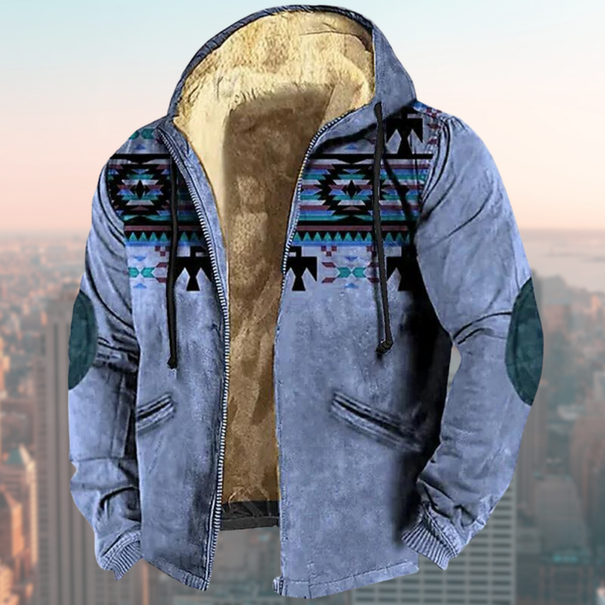 Helvano | Herren Kapuzenjacke mit Print