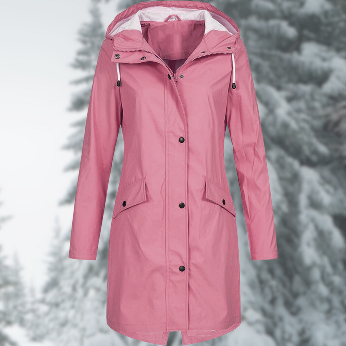 Helvano | Parka mit Kapuze für Damen mit Taschen