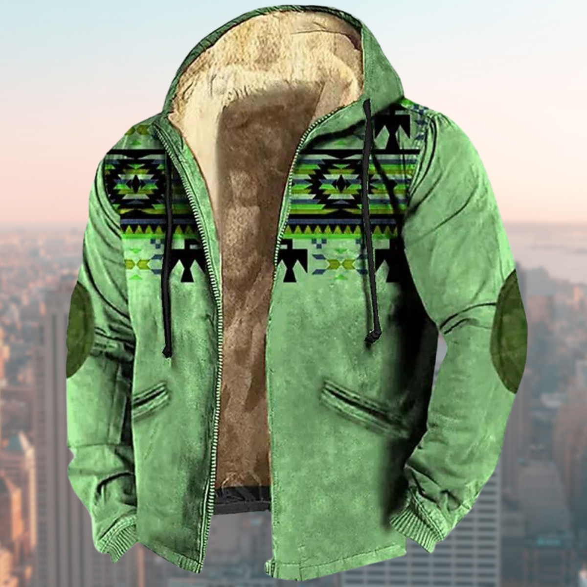 Helvano | Herren Kapuzenjacke mit Print