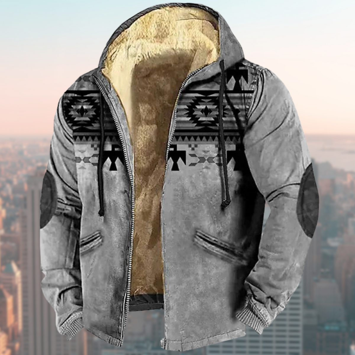 Helvano | Herren Kapuzenjacke mit Print