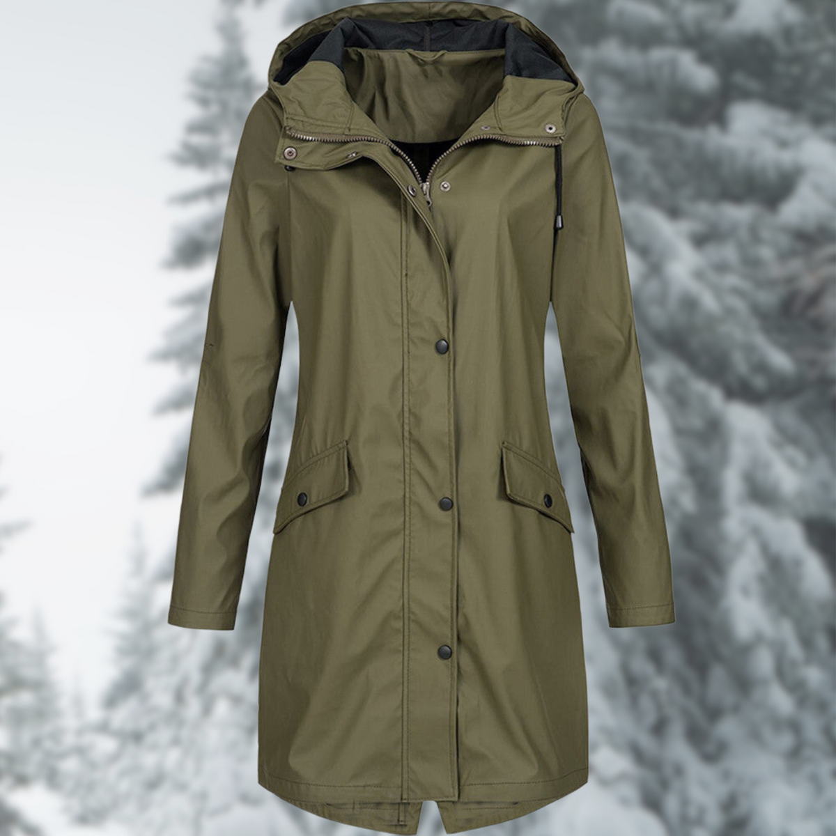 Helvano | Lange Regenjacke für Herren