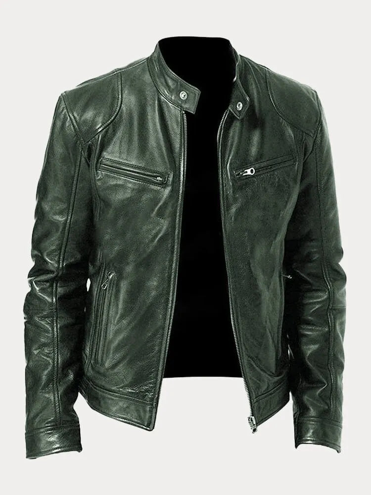 Helvano | Herren Lederjacke im Casual-Look