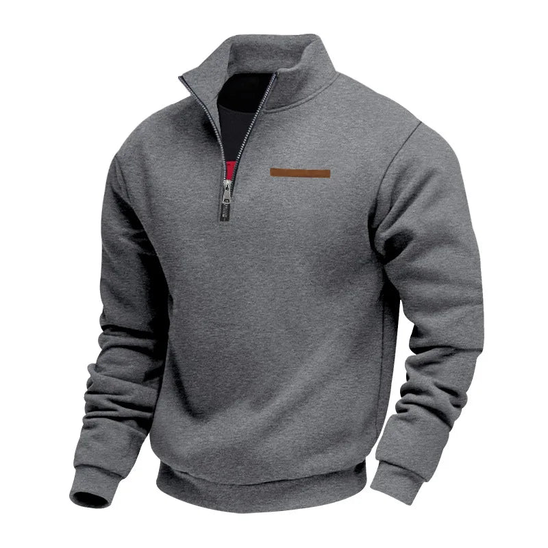 Helvano | Casual Fleece-Sweatshirt für Herren